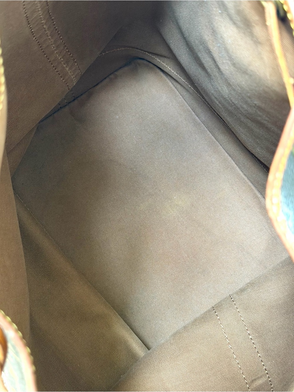 Louis Vuitton Monogram Drawstring Bucket Bag - Brown/Tan - Picture 10 of 13